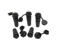 Conector de plástico PY07 Z108, 2 pines, 3 pines, 4 pines, 5 pines, 6 pines, 7 pines, 8 pines, 1 Uds.(8P Threaded)