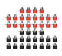 Conector de plátano Accesorios de prueba eléctrica de 4 mm Alto rendimiento Resistencia a la corrosión ABS conector de conexión de latón niquelado para instrumentos electrónicos industriales