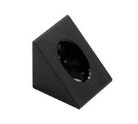 Conector de prisma cúbico bloque aluminio 2020, regulador rueda, conector esquina tres vías, ángulo 90 grados for 2,4(B,1pcs)