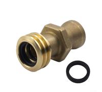 Conector de propano de latón para carretilla elevadora construido para compatibilidad de conexión rápida RE7141M tanques de 20 libras, 33 libras, 43 libras (B)