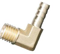Conector de púa for manguera con codo de latón de 90 grados, adaptador de instalación de tuberías de rosca macho métrica for fontanería(M12x1.75-10mm)