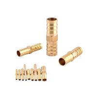 Conector de púas de Cobre Tipo Pagoda de 2 vías, Junta Recta de latón de 6-16 mm, conexión de Manguera de riego for jardín.(OD 12mm(48mm))
