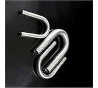 Conector de púas for manguera en forma de U de acero inoxidable 304, 6/8/10/12/16/20/25 mm, ideal for agua, aceite y tanques de peces, 1 unidad(6mm)
