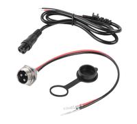 Conector De Puerto De Carga Para Scooter Eléctrico - Orificio Ďe Carga Para Scooter Đe 3 Pines | Materiales Ignífugos D́e 220 V, Reemplazo Duradero Del Puerto D̄e Çarga Del Vehículo Con Batería Eléctr