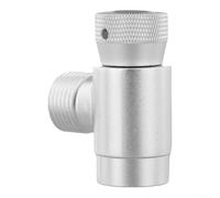 Conector de recambio de aluminio TR21-4 a W21-8 para SodaStream para dispensador de cristal, adaptador compacto de preparación casera, plateado, 64-8x44 mm, accesorio portátil de fácil instalación