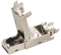 Conector de red RJ45 Cat.6 FTP de 8 pines macho Tool-Less (blindado)