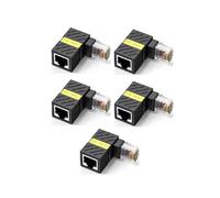 Conector de Red RJ45 Giratorio de 360, Adaptador Gigabit en Ángulo Recto de 90 Grados, Convertidor Universal Macho A Hembra