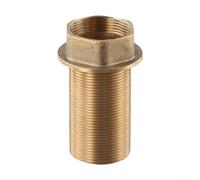Conector de reparación de grifo de latón con tornillo de pie fijo para extensión de agua fría y caliente en instalaciones de fregadero de cocina (6 cm)