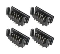 Conector de reparación de muelle de herramientas eléctricas | Juego de 4 terminales de carcasa negra, para DCB118 DCB112 DCB102 18V 14.4V adaptador de carga, juego de mantenimiento,