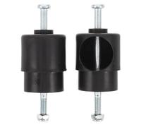Conector de Reposabrazos Plástico 2 Juegos, para Sillón Reclinable | Piezas de Repuesto para Patio y Playa, con Orificio para Tornillo, Montaje Fácil, Compacto