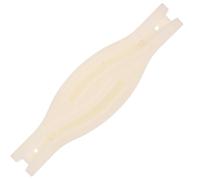 Conector de Riel de Cortina de Plástico Beige para Unión Segura | Instalación sin Herramientas, Uso Versátil en Ventanas y Techo, Conexión Fiable para Rieles Compatibles
