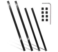 Conector de riel de guía de 4 piezas: LEKEFETO Dos rieles de guía de sierra de riel grueso y dos rieles de guía delgados P45777, conjunto de conectores de riel de guía