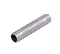 Conector de rosca completa for tubería, 10 piezas M6 M8 M10 M12, varilla roscada hueca, conexión fina, accesorio roscado, pieza reparación DIY for lámparas(M10x1x20)