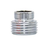 Conector de rosca de latón 1/2 X M16 M18 M20 M22 M24 M28, juntas de grifo plateadas, accesorio purificador de agua, adaptador de grifo de cocina(Orange)