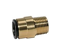 Conector de rosca de latón, serie speedfit, 1/2 BSPT, para tubo de diámetro exterior de 15 mm