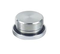 Conector de rosca for tapones extremo tubería, macho galvanizada, tapa hexagonal, anillo sellado goma, tapón brida, instalación tuberías, varios tamaños(M12x1.5 5PCS)