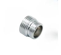 Conector de rosca macho hembra de 1/2" a M16 M18 M24 M28 de plata, adaptador de grifo ahorrador de agua de latón para accesorios de grifo de cocina de baño, M18 x 1I2