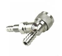 Conector de sistema de combustible marino, par de accesorios macho hembra de metal, compatible con motores fueraborda Tohatsu, piezas de motor de barco de 5 a 90 HP, conector de combustible
