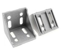 Conector de soporte ángulo recto en forma L aluminio 6060 for esquinas perfil industrial