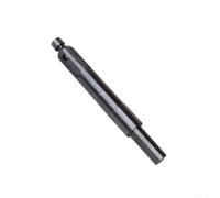 Conector de tambor de alambre de metal, varilla de conexión de cepillo de rueda de pulido para herramienta de aire de taladro manual, opciones de conexión dobles A B, plata 102 mm de longitud (A)