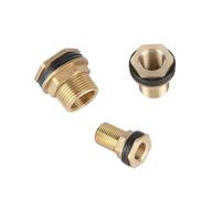 Conector de tanque de agua de latón con rosca macho de 1/2" a rosca hembra de 3/8", adaptadores de drenaje for tuberías de torre de agua. Plumbing Fittings