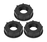 Conector de Tanque IBC, 3 Piezas Conector de Tanque IBC Reemplazo Rosca Gruesa Adaptador de Grifo de Drenaje de Plástico ABS Tapón de Drenaje de Manguera de Jardín, Ajuste de (G1)