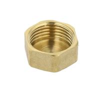 Conector de tapón de extremo de cabeza hexagonal de tubo de latón macho hembra