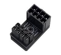 Conector de tarjeta gráfica: conector de ángulo de GPU de en U de 180 grados, suministros de tarjetas gráficas resistentes al desgaste, conector GPU de metal para juegos, vida diaria