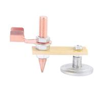 Conector de tierra único con cabezal magnético de soldadura para máquinas de observación, cabezal de sujeción de hierro con tablero aislante de 4 mm de espesor, ventosa magnética