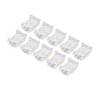 Conector de Tira de LED COB de 10 Mm y 3 Pines a Cable, Conectores de Luz Transparentes sin Soldadura Iluminación de Pista sin Espacios sin Cables para la Oficina de la Escuela en