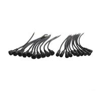 Conector de tira LED impermeable de 3 pines de longitud de 20 cm | Clasificación de impermeabilidad IP65, calibre de alambre de 20 AWG, macho hembra de 3 pines, longitud de cable de 20 cm