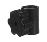 Conector de Tornillo de Repuesto para Sombrilla de Playa Exterior | Plástico Negro, Diámetro 32mm y 28mm, para Deck y Playa, Mantenimiento