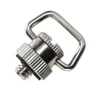 Conector de tornillo para transporte de cámara Accesorio de bucle metálico de 1 / 4 de pulgada, Hardware de reemplazo de correa, Organizador de configuración de cordón, Pieza de almacenamiento de
