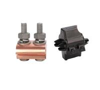 Conector de transición de unión de cobre y aluminio, cable con ranura paralela de forma especial, abrazadera de cable, terminal de rama, cable en T, línea paralela(Copper/10-70/With shell)