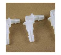Conector de tubería 20 unids/lote M6 M8 G/18~G3/8 rosca a 2-11.1 mm PP codo conectores tuerca hexagonal acuario pecera accesorios bomba aire juntas manguera (Color : 11.1 3l8 pulgadas 11.1 mm)