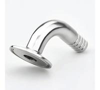 Conector de tubería, Abrazadera de manguera SS304, conector de manguera, casquillo de triple abrazadera, codo de 90 grados, for fabricantes de maquinaria. Accesorios.(76mm x ferrule 91)