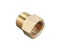 Conector de tubería con buje reductor de latón, rosca macho a hembra, M20 7/16 UNF 9/16 UNF 1/4" 1/2", F BSP1I