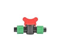 Conector de tubería de 16 mm, conector de cinta de goteo de microriego, pieza en T, ángulo de reparación, tapones finales, grifos, conexiones de manguera bloqueadas, acoplador de invernadero adaptador
