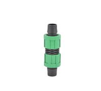 Conector de tubería de 16 mm, conector de cinta de goteo de microriego, pieza en T, ángulo de reparación, tapones finales, grifos, conexiones de manguera bloqueadas, acoplador de invernadero adaptador