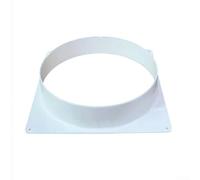 Conector de tubería de brida de pared para conducto de ventilación PVC, brida recta tubo de ventilación herramientas de conducto de plástico (300 mm), E2P359NY05W39JJND8VOS6KATV846Y