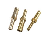 Conector de tubería de púas de latón, conector acoplador reductor recto de 2 vías, 4/5/6/8/10/12/14/16mm, espiga for manguera(12-10mm)
