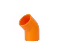 Conector de tubería de PVC de 90° for riego de jardines, acuarios y césped. Compatible con varios tamaños (20 mm-50 mm).(20mmx45 Degree Elbow)