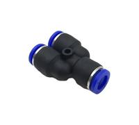 Conector de tubería neumática de 3 vías, serie PY PE, TY, 4, 6, 8, 10, 12 y 16 mm, accesorios de liberación rápida for manguera de aire, 1/5/10 unidades(PY14,5pcs)