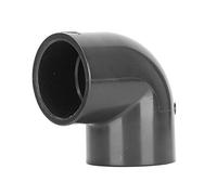 Conector de tubería para acuario SAXOJONON, material de PVC, resistente a la corrosión, duradero, codo de 90 grados para tubo de desagüe de pecera, varios tamaños (Diámetro interior 40 mm)