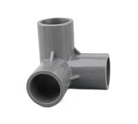Conector de tubería PVC gris, 20, 25 y 32mm, codo recto, juntas cruzadas en T, adaptador agua, 3, 4, 5 6 vías, 1 ud(Green,I.D 25mm)