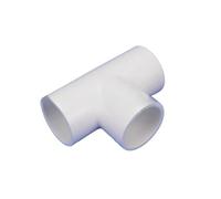 Conector de tubería PVC, juntas cruzadas en T codo recto, adaptador agua for fontanería doméstica, 1 ud(25mm)