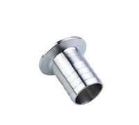 Conector de tubería sanitaria SS304 de alta conductividad térmica for abrazadera triple de 1,5/2 pulgadas - Adaptador de manguera (1 unidad)(50.5mmx10mm)