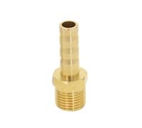 Conector de tuberías de latón, 4mm-12mm, espiga for manguera, cola M10 M12 M14 M16 M20, conector de rosca macho métrico, adaptador acoplador de cobre, 1 ud. (Size : 8mm to M12x1)