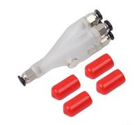 Conector de tubo adaptador de PTFE para impresoras 3D, paquete de 4 puertos de expansión de tubo de filamento compatibles con P1P P1S para X1 X1C X1E A1 Mini, material ABS,