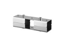 Conector de tubo cuadrado de acero inoxidable, 40 x 40 mm, recto de 3 vías | Marcos de invernadero y banco de trabajo